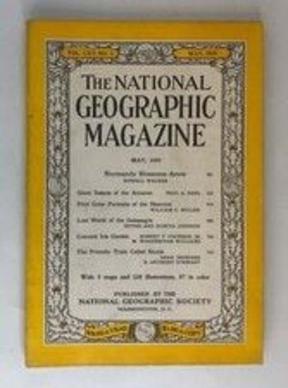 National Geographic May 1959 Normandy Blossoms Anew Color Pictures of Heaven